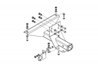 Фаркоп UAZ-05 для УАЗ 3163 Патриот 2005-, Автос, нагрузка 1500/100 кг. БЕЗ подрезки бампера от магазина ФаркопРос